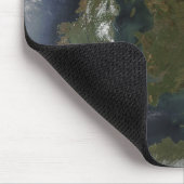 Satelliet-uitzicht van Noord-Europa Muismat (Hoek)