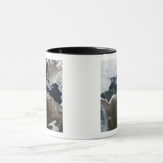 Satelliet-uitzicht van Noordwest-Canada Mok (Midden)