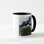 Satelliet-uitzicht van Noordwest-Canada Mok (Voorkant rechts)