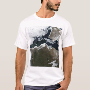 Satelliet-uitzicht van Noordwest-Canada T-shirt