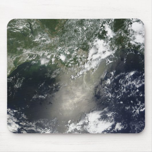 Satelliet-uitzicht van olielevers en olielonijnen muismat (Voorkant)