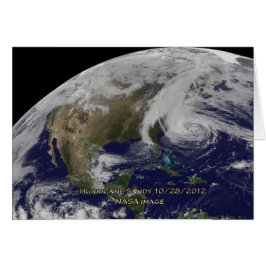 Satelliet-Uitzicht van orkaan Sandy