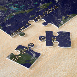 Satelliet-Uitzicht van orkaan Sandy Legpuzzel
