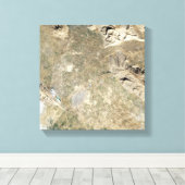 Satelliet-uitzicht van Persepolis Canvas Afdruk (Insitu (Houten vloer))