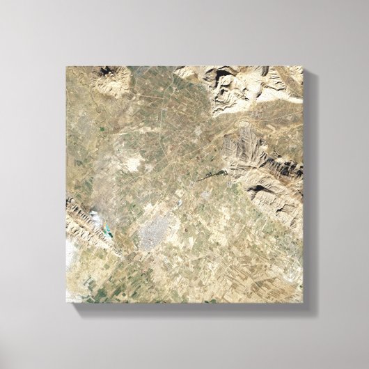 Satelliet-uitzicht van Persepolis Canvas Afdruk (Voorkant)