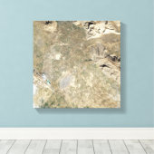 Satelliet-uitzicht van Persepolis Canvas Afdruk (Insitu (Houten vloer))