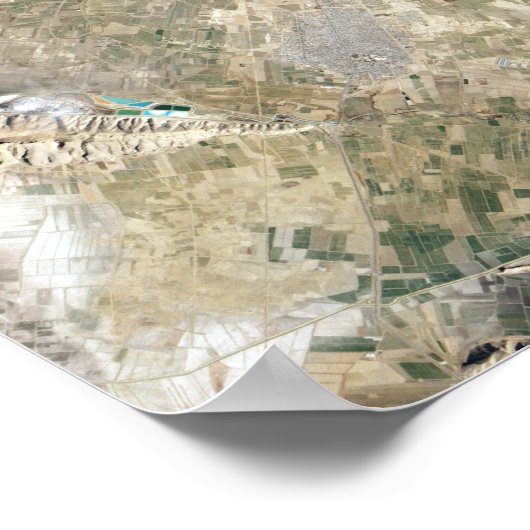 Satelliet-uitzicht van Persepolis Poster (Hoek)