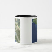 Satelliet-uitzicht van San Francisco, Californië Mok (Midden)