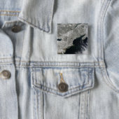 Satelliet-uitzicht van sneeuw vierkante button 5,1 cm (In situ)