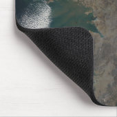 Satelliet-uitzicht van sneeuwval muismat (Hoek)