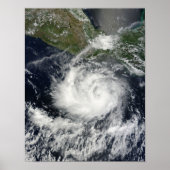 Satelliet uitzicht van Tropisch Storm Darby Poster (Voorkant)