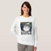 Satelliet uitzicht van Tropisch Storm Darby T-shirt (Voorkant volledig)