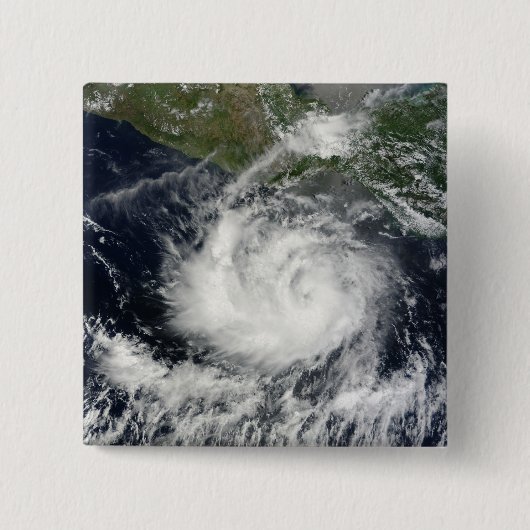 Satelliet uitzicht van Tropisch Storm Darby Vierkante Button 5,1 Cm (Voorkant)