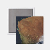 Satelliet-uitzicht van Western Australië Magneet (Voorkant / Achterkant)