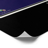 Satelliet van de Noordelijke Marianen van Saipan-T Poster (Hoek)