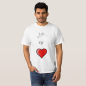 Satelliet van het T-shirt van de Liefde! (Voorkant volledig)
