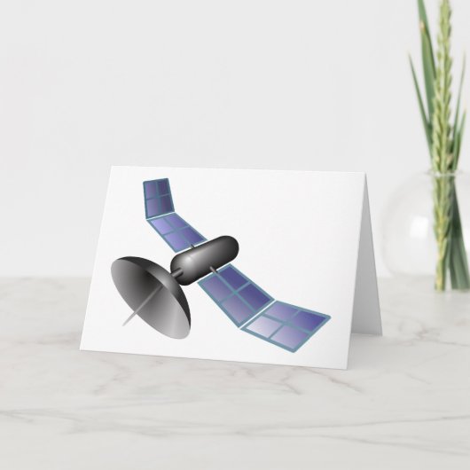 Satelliet Wenskaarten Kaart (Voorkant)