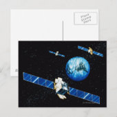 Satellietbaan Briefkaart (Voorkant / Achterkant)