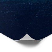 Satellietbeeld van hartvormig eiland met roze zand poster (Hoek)