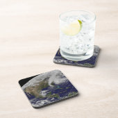 Satellietbeeld van orkaan Sandy Drankjes Onderzetter (Rechterzijde)