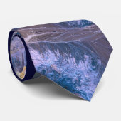 satellietbeelden van Andes Mountains Stropdas (Opgerold)