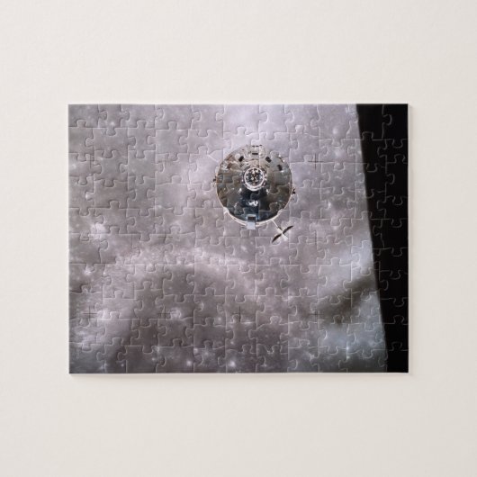 Satellietbestelling in de ruimte legpuzzel (Horizontaal)