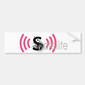 Satellietbunkersticker Bumpersticker