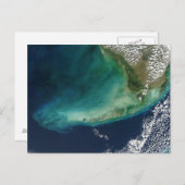 Satellietfoto van de Florida Keys Briefkaart (Voorkant / Achterkant)