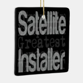 Satellietinstallateurs Keramisch Ornament (Rechts)