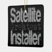 Satellietinstallateurs Keramisch Ornament (Links)
