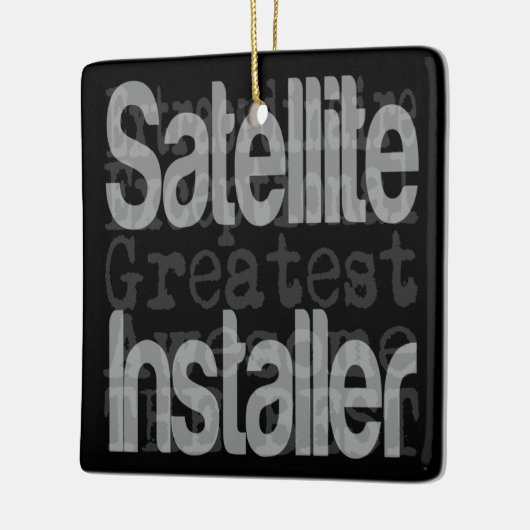 Satellietinstallateurs Keramisch Ornament (Links)