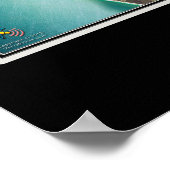 Satellietkaart van Naples Florida Poster (Hoek)