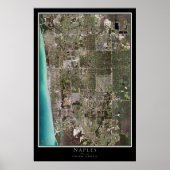 Satellietkaart van Naples Florida Poster (Voorkant)