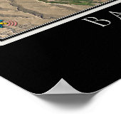 Satellietkaart voor het Poster van het Bartlett La (Hoek)