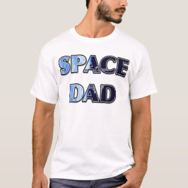 Satellietontwerp "SPACE DAD" T-shirt