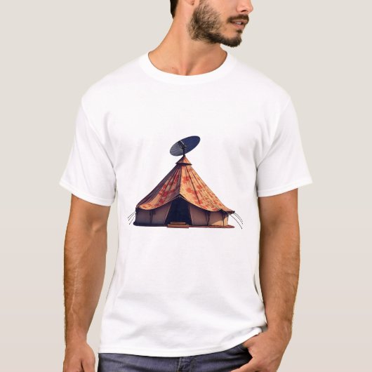 satellietpionierstent t-shirt (Voorkant)