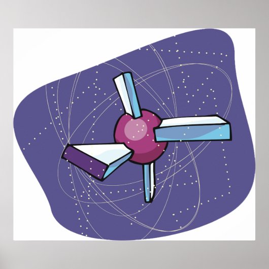 SatellietPoster Poster (Voorkant)