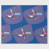 Satellietsatelliet Cadeaupapier (Vlak)