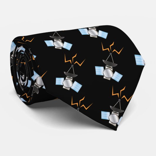 Satellietsatelliet Stropdas (Opgerold)