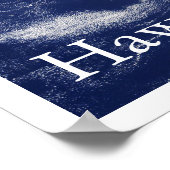 Satellietsatelliet Uitzicht van de Hawaiiaanse eil Poster (Hoek)