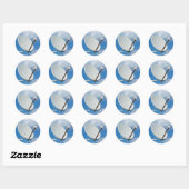 Satellietschotel Ronde Sticker (Vel)