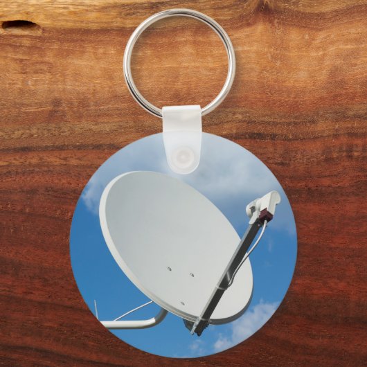 Satellietschotel Sleutelhanger (Voorkant)