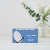 Satellietschotel Visitekaartje (Staand voorkant)