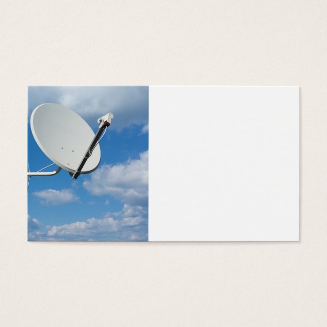 Satellietschotel Visitekaartje (Voorkant)