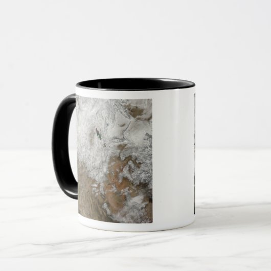 Satellietuitzicht van de westerne Verenigde Staten Mok (Voorkant links)