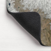 Satellietuitzicht van de westerne Verenigde Staten Muismat (Hoek)