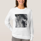 Satellietuitzicht van een aspluim 2 t-shirt (Voorkant)