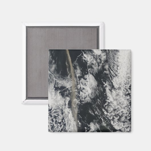 Satellietuitzicht van een aspluim magneet (Voorkant / Achterkant)