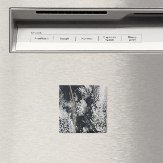 Satellietuitzicht van een aspluim magneet (Insitu (Vaatwasser))