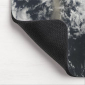 Satellietuitzicht van een aspluim muismat (Hoek)